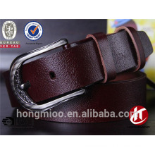 Pin belt manufacturer in china mens leather belts